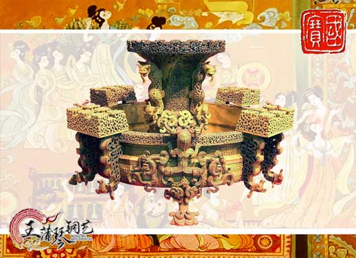 銅尊盤，曾侯乙尊盤，國寶級文物之一